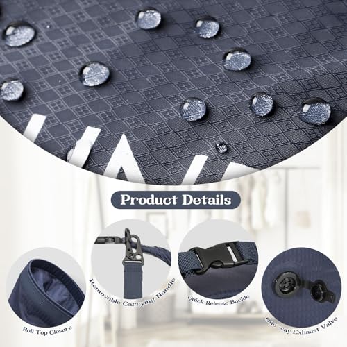 Travel Laundry Bag, Waterproof Compression Storage - Image 6