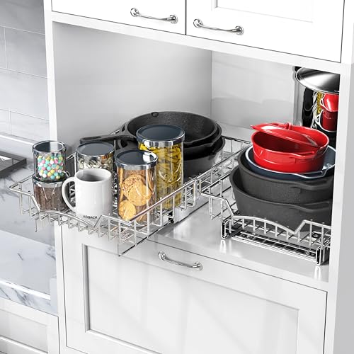 Simple Houseware Under Cabinet Pull Out Sliding Shelf Drawer - Image 8