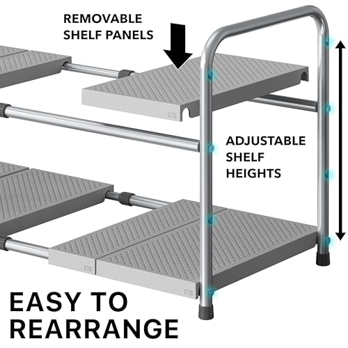Simple Houseware Under Sink 2-Tier Heavy Duty Expand | All Products - Image 5