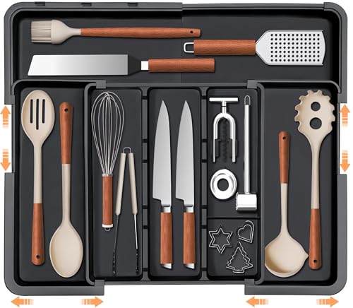 Spaclear Large Kitchen Utensil Drawer Organizer Expa | All Products - Image 2