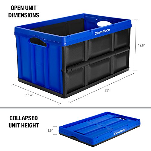 CleverMade Collapsible Storage Bins, 62L 1 Pack - Image 4