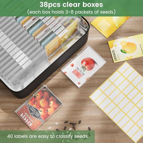 38 Slots Seed Storage Organizer Box with Insulated Bag - Image 5