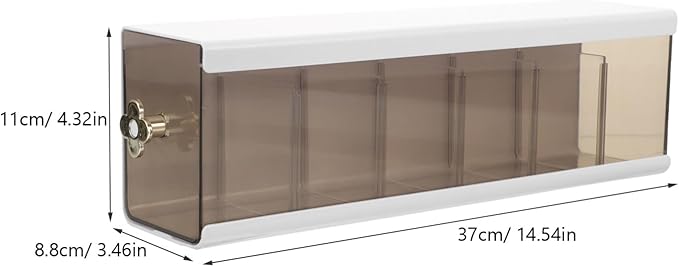Cabilock Wall-mounted Underwear Storage Box Sock Organizer for Closet Practical Hanging Storage Case for Socks and -saving Design Easy to Install and Use