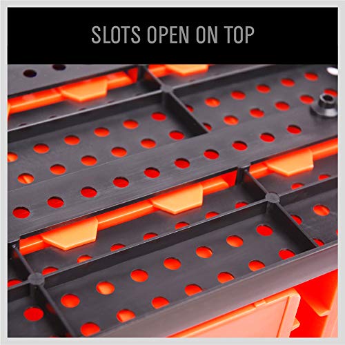 SEDY 30-Bin Wall-Mounted Storage Rack System - Heavy | All Products - Image 8