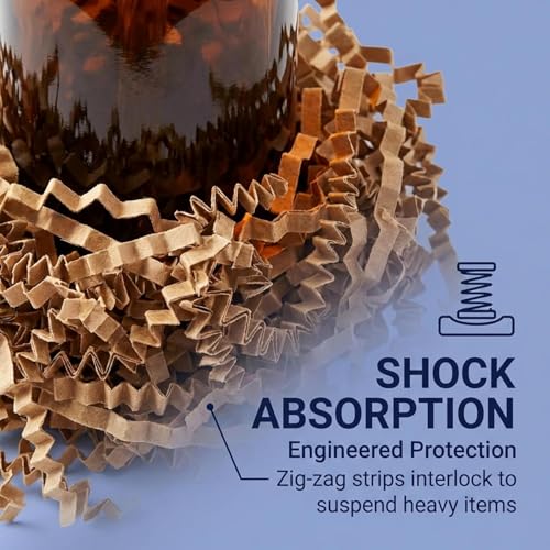 BOX USA Kraft Crinkle Paper Filler (10lb) - Shredded Paper - Image 4