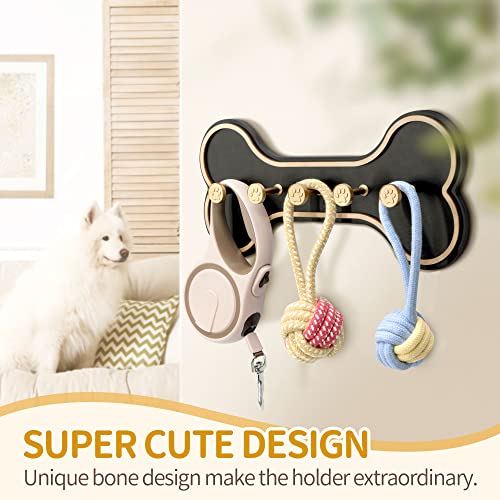 MTERSN Dog Leash Holder Wall Mount with 3D Paws Hooks | Pet Essentials - Image 5