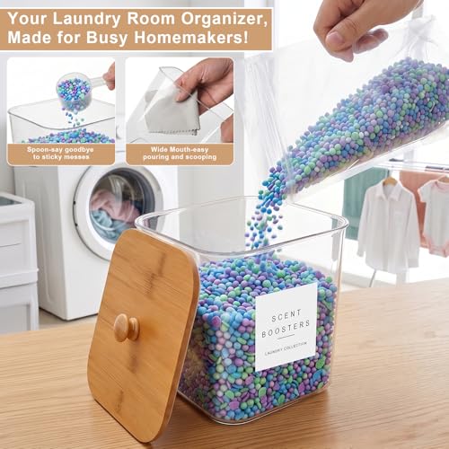 POLRAI 3 Pack Laundry Pod Containers and Dryer Sheet - Image 7