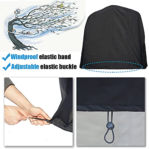 Log Rack Hoop Cover Round Outdoor Heavy Duty Waterproof - Image 7