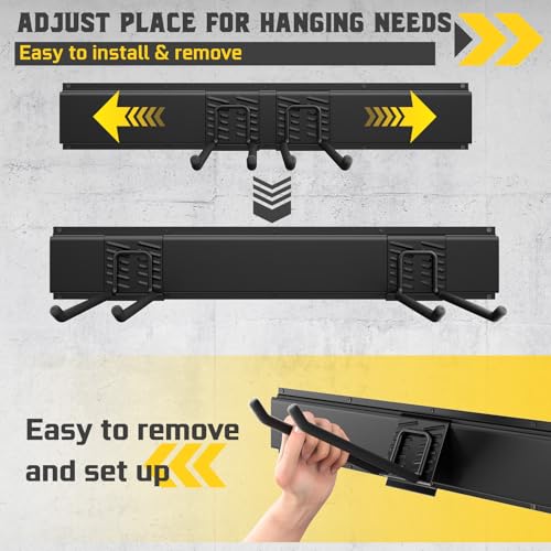 64" Garage Wall Tool Organizer, 900 Lbs Heavy Duty Steel - Image 6