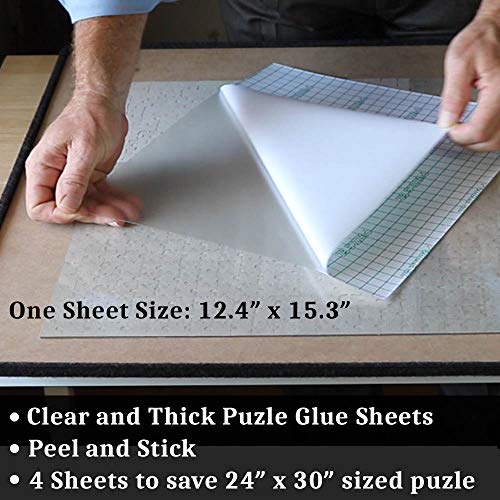 Preserve 2 x 1000 Pieces Puzzles - Clear Puzzle Glue Sheets Extra - Image 5