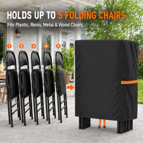 Folding Chair Storage Bag Waterproof Heavy Duty 420D Cover 1Pack - Image 7