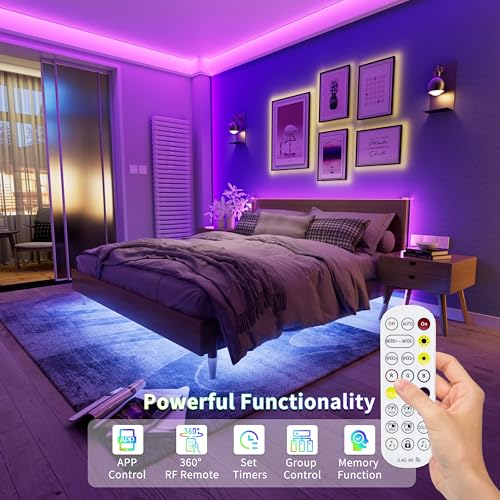 PAUTIX 5V USB RGB COB LED Strip Light 4.92ft/1.5m Color Changing - Image 4