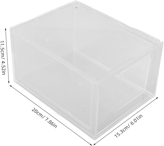 Uonlytech 3Pcs Stackable Makeup Organizer Transparent Storage Box for Vanity and Drawer Style Design Space Saving for Bathroom and Home Use