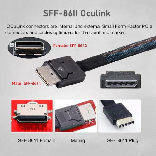 cablecc Dual SFF-8612 Oculink PCI-e 4X Host to Dual | All Products - Image 6