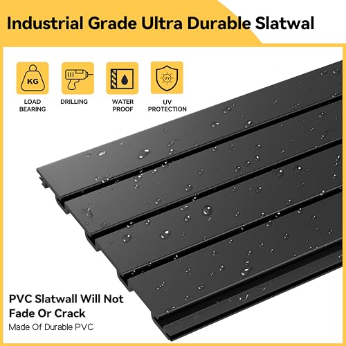 RORA Slat Wall, 4x8 ft Slatwall - Image 4
