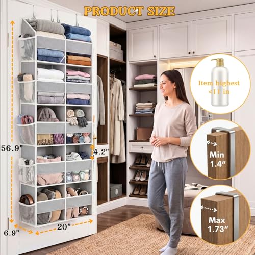 Ofiray-home 5-Tier Over Door Organizer, 10-Compartment - Image 5