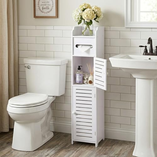 ShellKingdom Toilet Paper Holder Stand, Slim | Bathroom Organizatio - Image 5