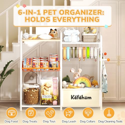 Dog Toy Bin, Multi-Functional Dog Toy Basket with Collar - Image 4