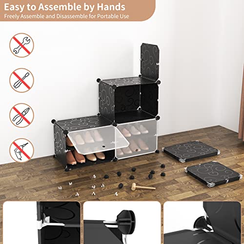 ROJASOP Portable Shoe Rack Organizer 6-Tier Shoe Cabinet 24-Pair - Image 7