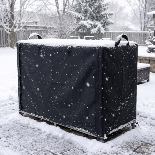 LBTING Firewood Rack Cover, 6FT Outdoor Firewood Storage - Image 8