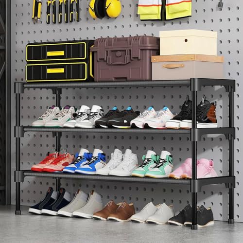 SAN HE Long Shoe Rack-Shoe Organizer 2 Tier Shoe Rack for Closet - Image 4