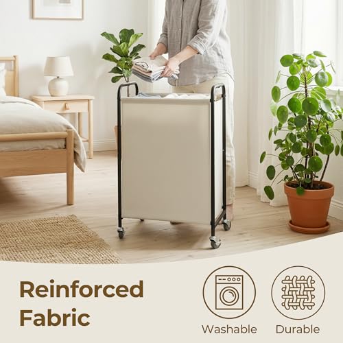 GRANNY SAYS Laundry Hamper, Slim Basket with Wheels and Handles - Image 5