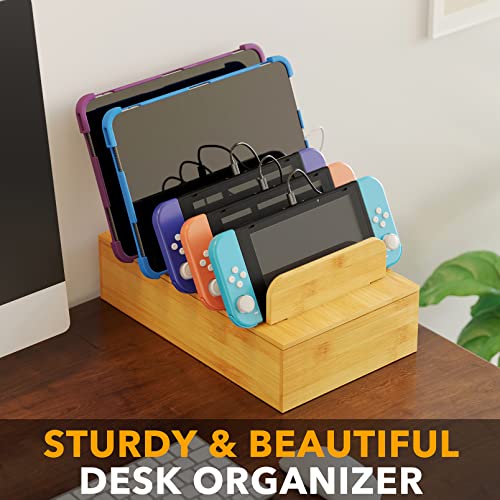 SpaceAid Bamboo Charging Station for Multiple Device | All Products - Image 8