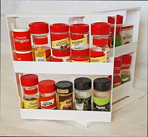 Spice Organizer Racks for Cabinets Space Saver Holds More Spices - Image 6