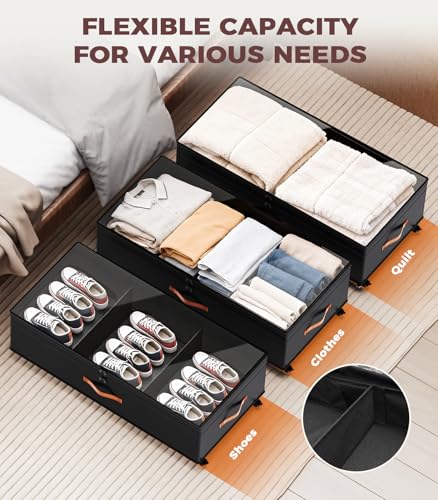 Under Bed Storage with Wheels, 35.5 inches Underbed - Image 6