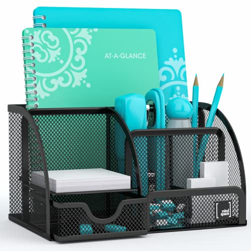 Mindspace Office Desk Organizer with 6 Compartments + Drawer | - Image 2