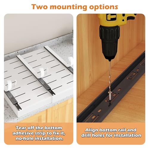 COVAODQ 1 Pack Pull Out Cabinet Organizer Extendable - Image 6