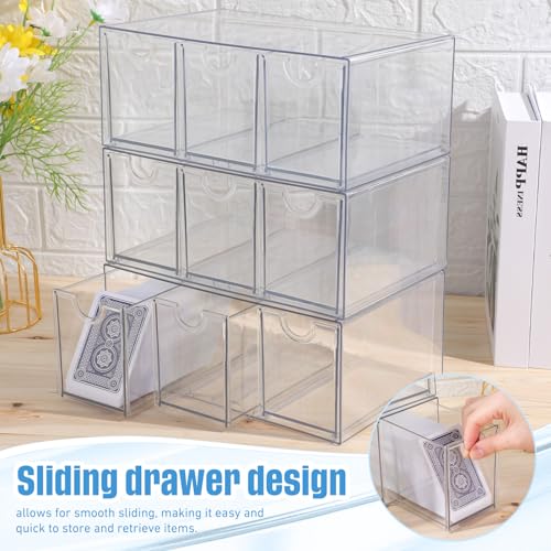 3 Pack Trading Card Storage Box, 3600 Count Acrylic Cards Box - Image 6