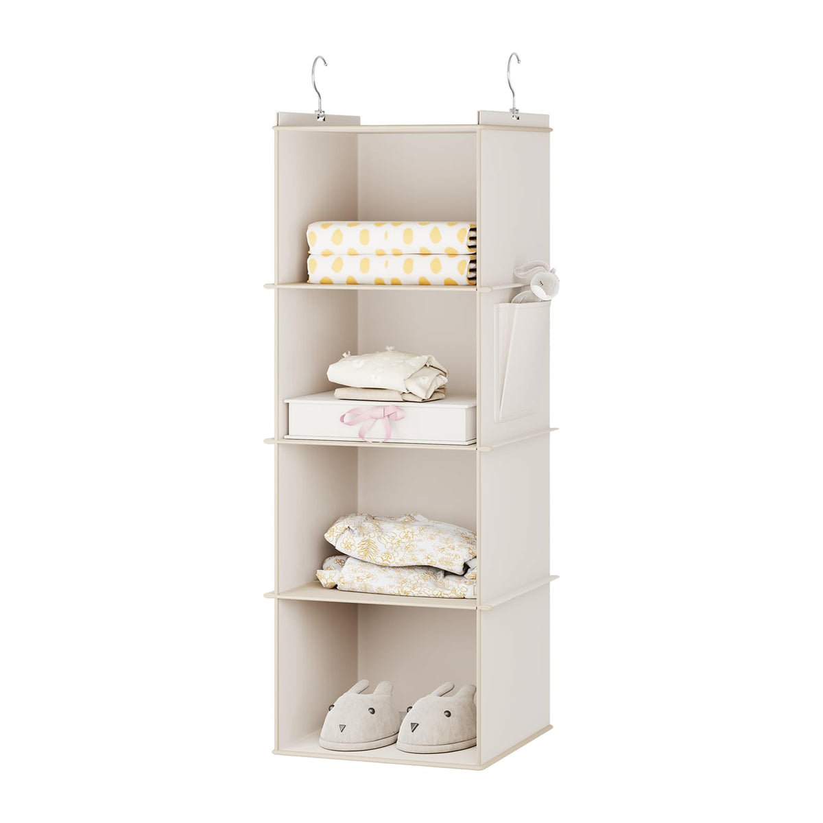 YOUDENOVA Hanging Closet Organizer and Storage for Clothes - Image 1