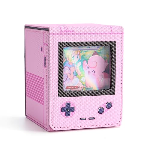 Retro Gaming Console Appearance Deck Box for MTG Commander (Pink) - Image 2