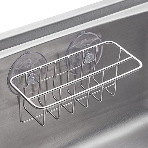 TESOT Sink Caddy Sponge Holder for Kitchen Sink Dish Cloth Hanger - Image 3
