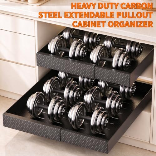 4Pack Pull Out Cabinet Organizer,Expandable Width | Home Organization - Image 7