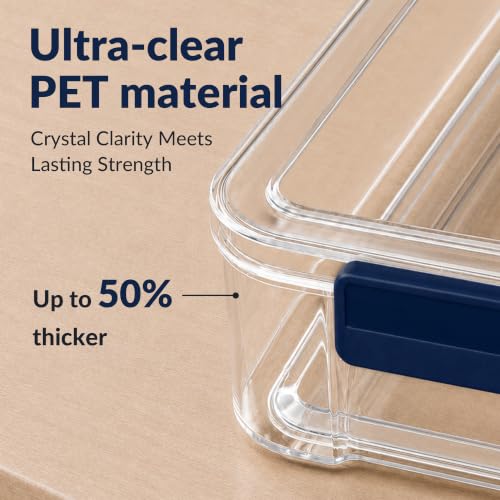 CATOOMUU 2-Pack 9x13 Clear Plastic Project Case Stackable - Image 7