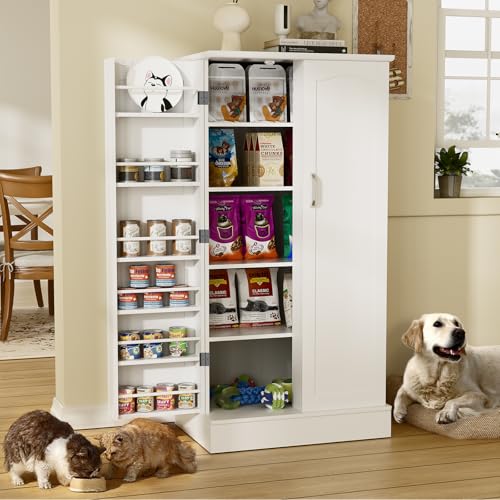 47" Dog Food Storage Cabinet with Flat Panel Doors - Image 5