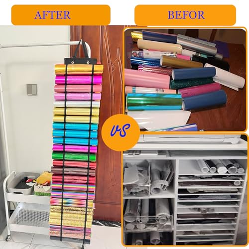 48 Compartments Vinyl Roll Storage, Vinyl Roll Holder Organizer - Image 6