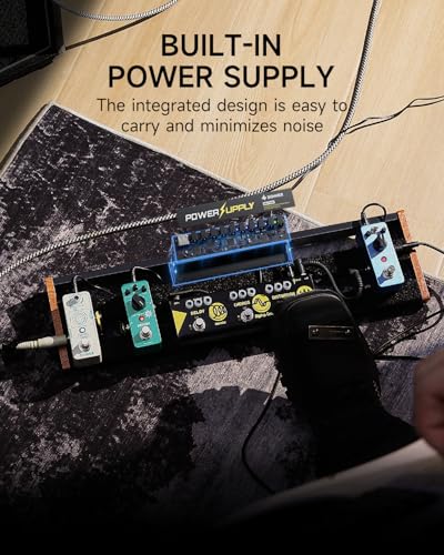 Donner Guitar Pedal Board with Built-in Power Supply - Image 3