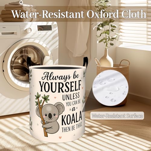 Cute Koala Laundry Basket, Foldable Oxford Cloth 19.7"x15.7" - Image 5