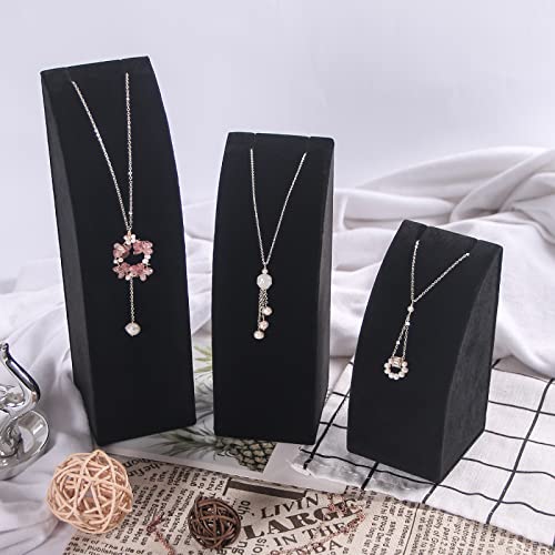 3Pcs/Set Necklace Holder Organizer Velvet Jewelry Di | All Products - Image 6