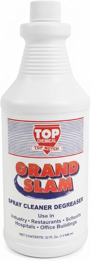 Spray Cleaner Degreaser - GRAND SLAM - Disolves grease, oil, film, wax, from all washable surfaces 1 Quart - SPRAY TRIGGER NOT INCLUDED