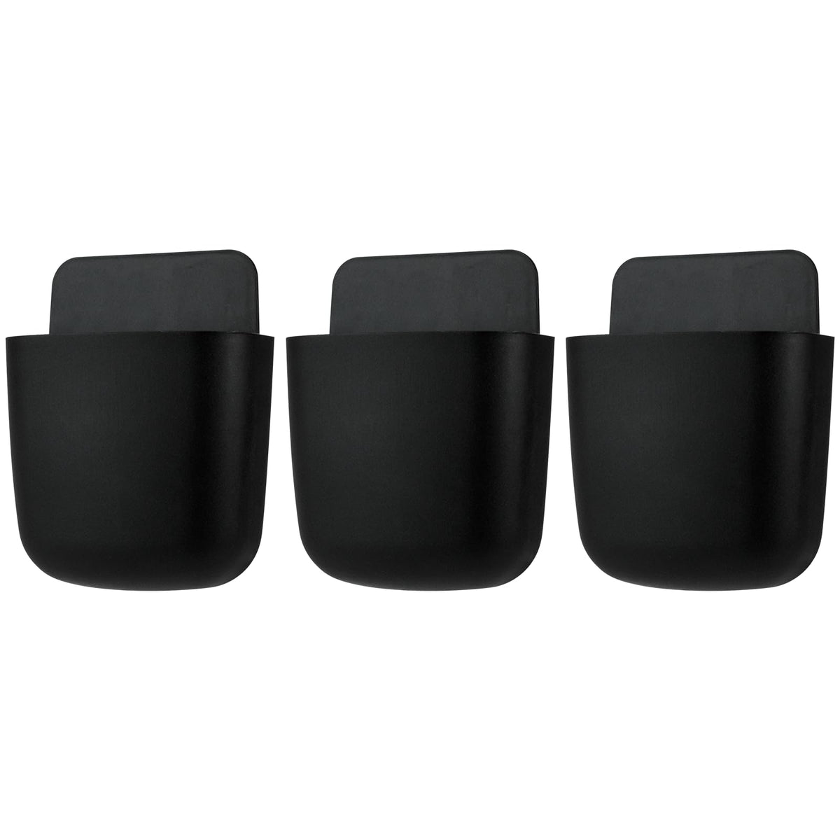 3 Pcs Remote Control Holder, Wall Mount Pen Holder Hole-Free Self - Image 1
