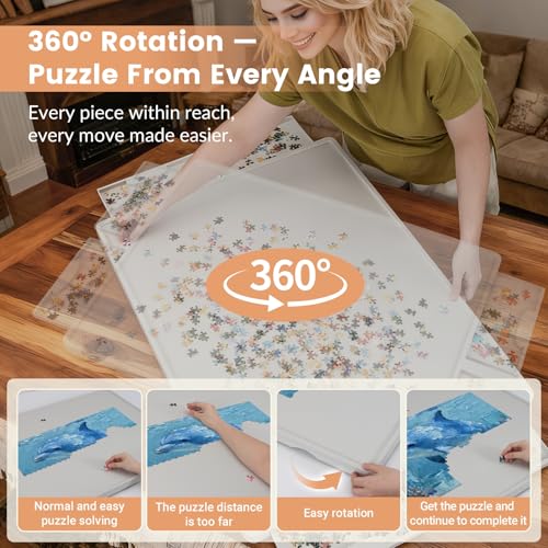 ALL4JIG 1000 Pieces Rotating Lightweight Plastic Puzzle - Image 4