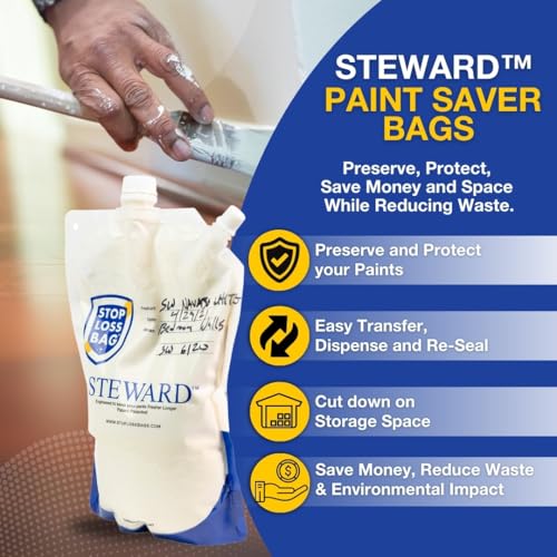 8 Reusable Paint Storage Bags 1L Leftover Paint | Home Organization - Image 6