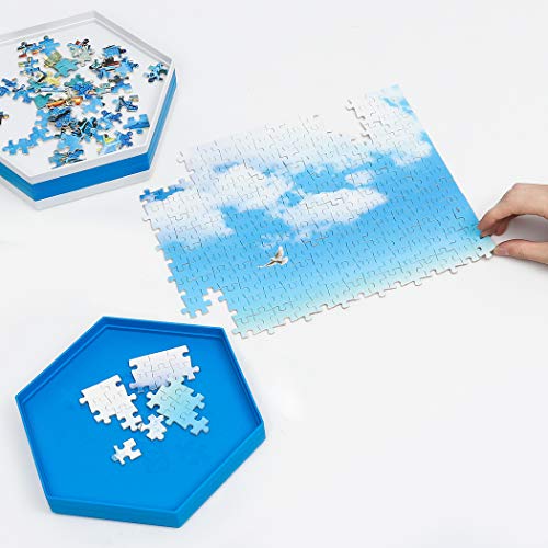 Becko US 8 Puzzle Sorting Trays with Clear Lid, Puzzle - Image 3