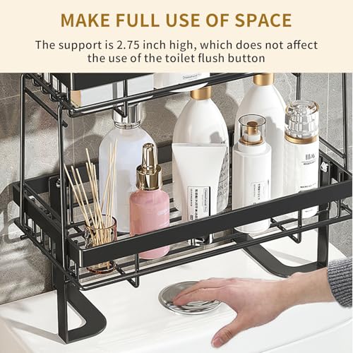 Saihisday 2-Tier Bathroom Storage Shelf Above Toilet - Image 4