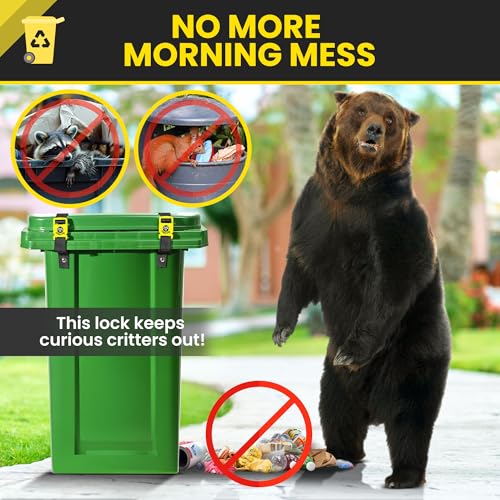 Critter Clip The Original Trash Can Locks for Animals – - Image 3