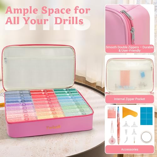 twivah 27PC Diamond Art Storage Containers, Diamond - Image 7